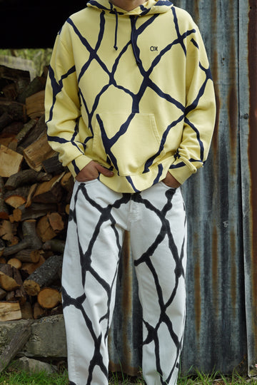 Allover Oxley Print Organic Cotton Hoodie